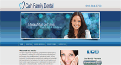 Desktop Screenshot of calnfamilydental.com